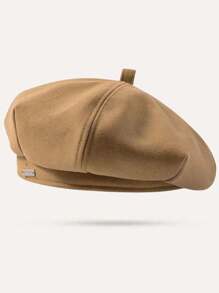 1 件 2025 春季新款女士八角贝雷帽，时尚百搭，韩版甜美可爱风格，瘦脸休闲帽 - 彩色 - 查看 4