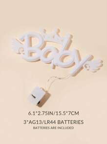 1pc Valentine's Day Light, LOVE Letter LED Light, Proposal Marriage Wedding Decor, Birthday, Party, Bedroom, Living Room, Cake Decor - Yellow - View 4