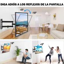 1 Piece TV Monitor Stand For 17 To 55 Inch Screens Max 25kg - Black - View 9