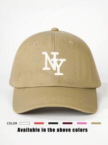 1pc Outdoor Embroidered NY Baseball Cap, Adjustable UV Protection Casual Hat Suitable For Spring/Autumn Traveling, Beach, Men & Women, Y2K Style,Holiday,Festival - Baseball Cap - View 18