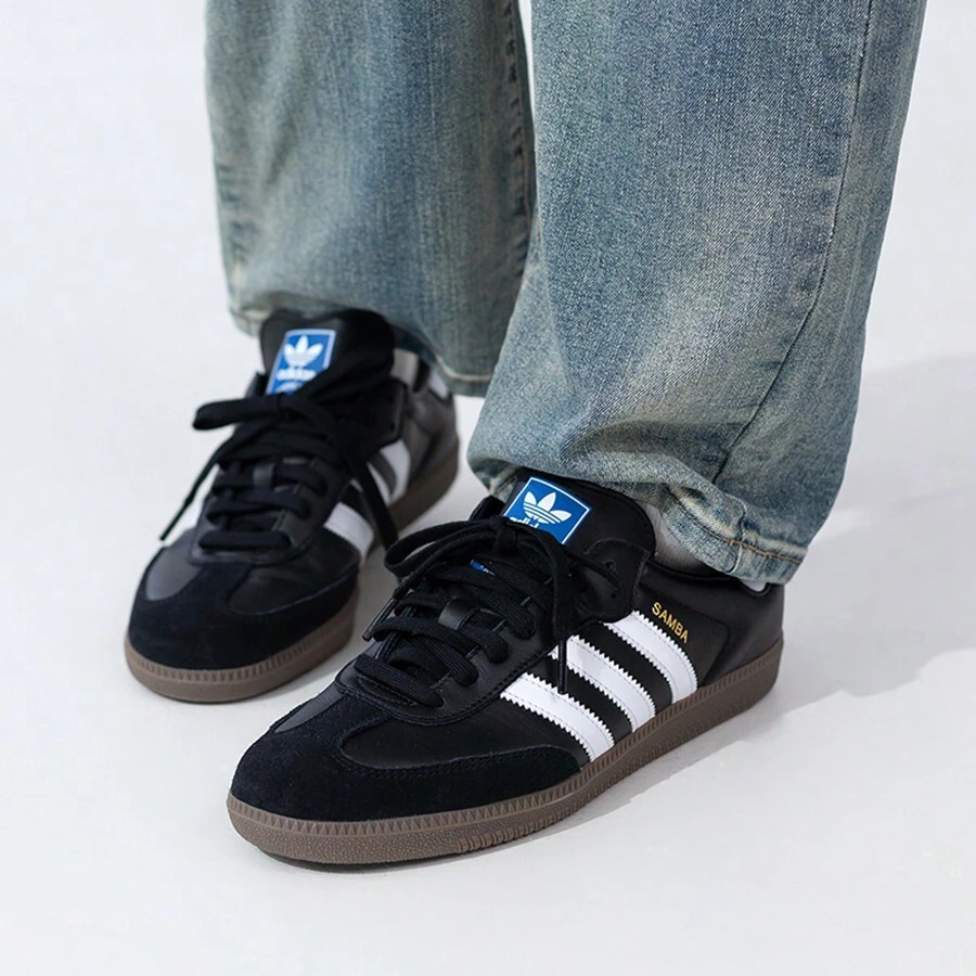 Adidas Originals SAMBA OG 男女通用鞋，2026 春季新款运动休闲鞋，运动鞋，T 字头鞋 B75807
