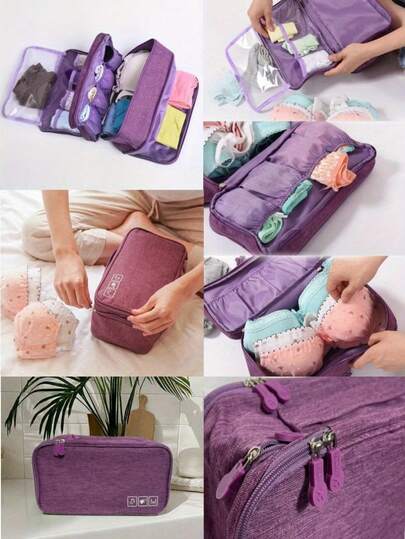 Portable Travel Storage Bag - Multifunctional Storage Bag, Can Store Underwear, Pants, Socks, Also Suitable For Bras And Lingerie Accessories, An Ideal Surprise Gift.