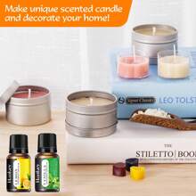 DIY Candle Making Kit, Soy Candle Kits Making For Kids Adults Beginners, Candle Maker Kit Candle Making Supplies Including Fragrance Oils Candle Wicks Dyes Jars Melting Pot