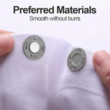 5/10 Pairs Strong Magnetic Sewing Snap Buttons, Invisible Magnetic Buttons For DIY Pockets, Sewing, Handicrafts, Handbags, Clothing, DIY Crafts - Multicolor - View 9