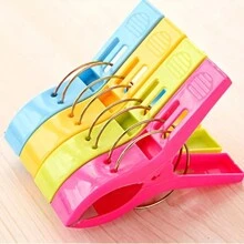 8/4/1 pieza Pinza grande para toalla de playa, pinza para silla de playa, pinza de plástico, pinza para toalla y silla de playa de crucero, percha, pinza antiviento para silla y pinza para secar edredones - Pinzas de plástico para uso en exteriores para evitar que sus toallas se vuelen, ropa de playa, primavera, minimalista, tops de verano