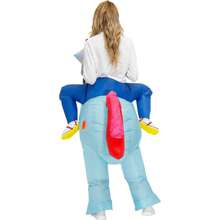 Disfraz inflable para adultos, disfraz de unicornio, disfraces inflables para mujeres y hombres, disfraz de unicornio a caballo, disfraces de unicornio divertidos y elegantes, disfraces hinchables para Halloween