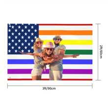 定制美国国旗个性化旗帜设计您的形象有趣的挂毯海报用于装饰俱乐部音乐会酒吧大学宿舍客厅卧室