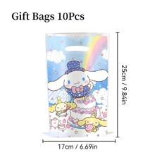 Sanrio Sanrio Thema Verjaardagsfeest Decoratie Benodigdheden Cadeauzakken Kuromi Hello Kitty Cinnamoroll Cartoon Anime Figuur Festival Feest Benodigdheden