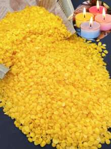 200g Natural White Beeswax & Yellow Beeswax Granules, Self-Scented, Easy Melting, For DIY, Lip Balm, Candle Making - Multicolor - View 2