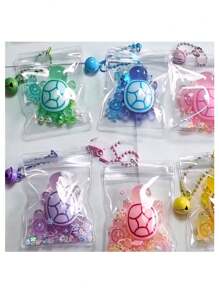 2/10pcs. Turtle Resin Pendant Glow-In-The-Dark Turtle Popular Blind Bag Resin Pendant Turtle Bag Key Chain Couple