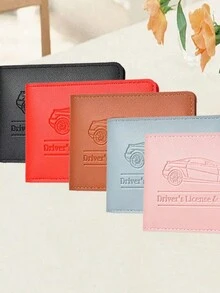 8-Slot Automobile Driving License Card Holder Wallet Case For Men & Women, Can Fit Driving License, Vehicle Registration Card, And Bank Cards - Multicolor - View 6