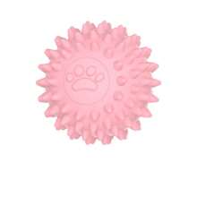 1pc Spiky Ball Dog Lover And Dog Mom Love Toy Indestructible Cat/Dog Lover Gift And Dog/Cat Mom Love Pet Toy Aggressive Natural Rubber Chew Ball Dog Lover And Dog Mom Love Teeth Cleaning Suitable For Puppies Medium And Large Dog Lover And Dog Mom Loves Training Play Chew Ball