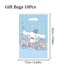 Sanrio Sanrio Thema Verjaardagsfeest Decoratie Benodigdheden Cadeauzakken Kuromi Hello Kitty Cinnamoroll Cartoon Anime Figuur Festival Feest Benodigdheden
