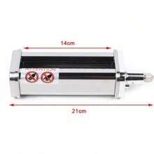 SENDERPICK Accesorio para pasta para KitchenAid, procesador de alimentos con cuchilla fina, rodillo de acero inoxidable para láminas de pasta, 8 ajustes de grosor variables, cortador de espaguetis para agnolotti, dumplings y empanadas [Un bonito regalo para tu familia y amigos] - Multicolor - Ver 7
