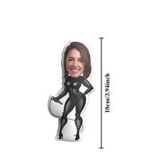 Oreillers personnalisables et amusants pour femmes, design facial et corporel personnalisé, double face, fermeture éclair cachée, coussin multifonctionnel pour toutes les saisons, choix idéal pour la Saint-Valentin, Halloween, Noël, Thanksgiving, le poisson d'avril et les décorations de fête, parfait pour les petites amies, la famille, les amis - Matériau en fibre de polyester tissé, lavable en machine, impression numérique - Téléchargez des photos pour personnaliser les oreillers - Voir 8