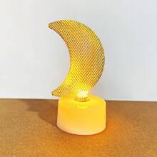 1/2/3pcs Creative Metal Star Moon Accessories Decoration Electronic Candle Light, Indoor Decorative Starry Moon Night Light,Indoor Birthday, Party, Festival, Wedding Decoration Candle Light Including Battery, Flameless Candle Lights - ánh sáng ấm áp - Xem 17