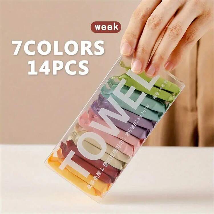Compressible Disposable Face Towel, Travel-Free Thick Cloth, Dry And Wet, Soap-Free, Suitable For All Skin Types - Multicolor - View 8