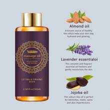 100毫升薰衣草萃取身体按摩油 - 适用于干性肌肤 - 紧致肌肤 - 适用于身体及私密部位 - 男女通用按摩油 - 紫色 - 查看 6