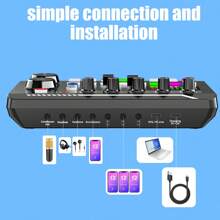 Podcast Equipment Bundle, F998 Live Sound Card Recording Studio Microphone, Professional Live Sound Card Voice Changer For Live Streaming Gaming - Multicolor - View 8