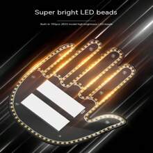 Unique Car Finger Light With Remote Control, Road Rage Middle Finger Gesture Lamp, Automatic Amber Middle Finger Warning Brake Light - Female Hand Gesture - View 6