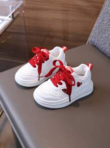 1 Pair PU Material Solid Color Sandals, Quick-Drying & Breathable, Fashion Versatile, Handmade, Convenient Strap, Suitable For Boys, Girls, Kids, For Beach, Water Activities, Indoor/Outdoor, Spring/Summer - Red - View 2