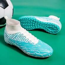Men's Football Shoes, Five-A-Side Professional Football Shoes, Outdoor Sports Shoes, Artificial Turf Anti Slip TF Training Football Shoes