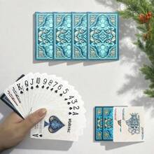 1 Set High-End Waterproof Poker Cards - Waterproof Playing Cards - Plastic Playing Cards, Durable & Flexible - Suitable For Magic, Gambling, Parties And Collectors, Valentine's/New Year Gift
