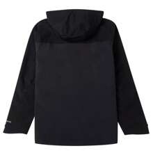 Jack Wolfskin Chaqueta cortavientos para hombre para exteriores, chaqueta deportiva resistente al agua