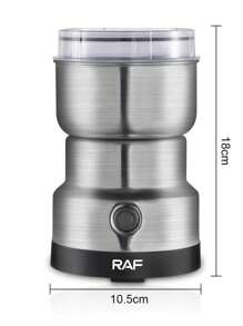 1 Pieza. Molinillo Eléctrico, Molino de Acero Inoxidable, Máquina de Café en Polvo Pequeña Máquina de Moler para el Hogar. - Plateado - Ver 4