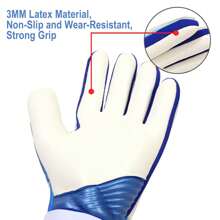 Soccer Goalie Goalkeeper Gloves Youth Adults, High Performance Goalkeeper Gloves, Breathable Soccer Gloves With Strong Grips Palms - Multicolor - View 5