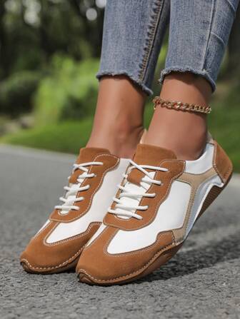 女士休闲运动鞋，手工制作的章鱼健身交叉训练运动鞋，时尚摩托鞋，橡胶防滑鞋底，一脚蹬乐福鞋