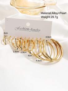 Simple Exaggerated Elegant Metal Geometric Stud Earrings, Perfect For Vacations, Dates, Gifts And Everyday Wear