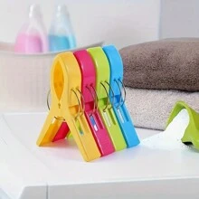 8/4/1 pieza Pinza grande para toalla de playa, pinza para silla de playa, pinza de plástico, pinza para toalla y silla de playa de crucero, percha, pinza antiviento para silla y pinza para secar edredones - Pinzas de plástico para uso en exteriores para evitar que sus toallas se vuelen, ropa de playa, primavera, minimalista, tops de verano