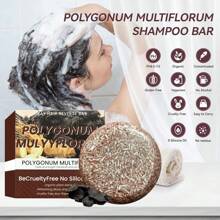 Hair Darkening Shampoo Bar, Shouwu Darkening Shampoo Bar For Gray Hair All Nature Organic Blackening Shampoo Bar - 棕色 - 查看 10