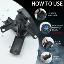 1 件 M18 气枪手榴弹玩具，1 件塑料玩具手榴弹，CS 战斗游戏战术 CS 手榴弹拉环玩具角色扮演模型道具，适合 14 岁以上儿童