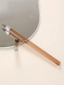 1 pieza Lápiz transparente de acrílico con mango duradero, irrompible, sin necesidad de afilar, para dibujar y escribir, suministro para estudiantes, de regreso a la escuela