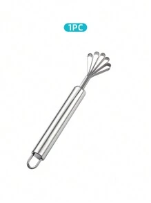 1pc Stainless Steel Sawtooth Coconut Grater And Fish Scale Scraper, Fish Scaler/Remover, Coconut Shaver, Multi-Purpose Kitchen Tool, Kitchen Peeler, Cleaning Tool - Coconut Grater - View 7