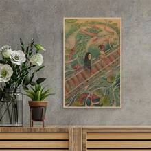 Room Decor 1pc Anime Canvas Art Print, Japanese Manga Movie Poster, Wall Decor For Home, Bedroom, Living Room, Bathroom, Office, Cafe - Creative Artwork By Famous Cartoonist