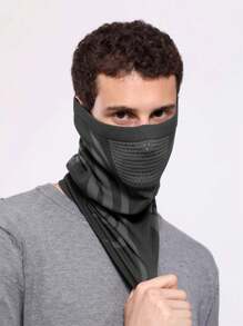 1 szt. Maska na twarz o wysokiej elastyczności dla mężczyzn i kobiet, maska narciarska na rower na świeżym powietrzu, jesień i zima, ciepła sportowa chusta, oddychająca, bezszwowa, pusta osłona szyi, chusta na głowę, odporna na zimno chusta dla kobiet, wiatroszczelna, pyłoszczelna osłona szyi dla kobiet i mężczyzn