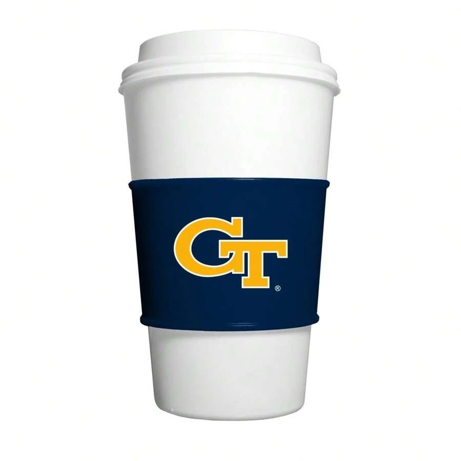 Masterpieces Georgia Tech Yellow Jackets Silicone Cup Sleeves  Dishwasher Safe Drink Accessory - Multicolor - View 1