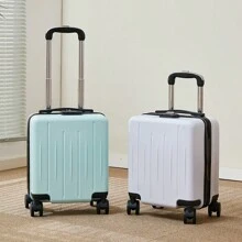 14-Inch Lightweight Carry-On Luggage Suitcase, New Travel Choice Without Heavy Burden - White - View 6