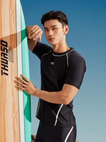 Top de maillot de bain pour hommes 361, élastique, séchage rapide, surf, sports de plage, activités extérieures (une ou deux tailles plus grandes sont plus recommandées), hawaïen