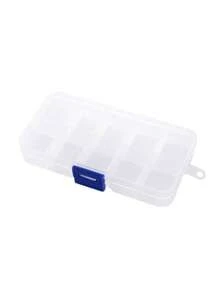 1 hộp đựng bằng nhựa trong suốt, hộp đựng đồ để bàn, hộp đựng phụ kiện nhỏ, hộp đựng đa năng đựng đồ nhỏ, đồ chơi nhỏ, đồ trang sức, nhãn dán, thiệp nhỏ, hộp đựng phụ kiện tóc, hộp đựng đồ trang sức. Quay lại trường học - Nhiều màu - Xem 10