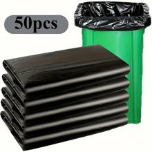 45 Gallon Trash Bags Heavy Duty, (50PCS) 1.9MIL Trash Bags Large Black Trash Bags 35in*39.4in Garbage Bags For Lawn, Leaf, And Commercial