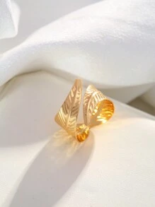 1pc Open Design Gold Wing Finger Ring, Symbolizing Freedom, Strength And Pursuit. Suitable For Daily Wear - Golden Wing Ring - View 7