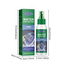 Footwear Waterproof Spray Leather Boots Hydrophobic Cleaning Anti-Stains And Grime Odorless Portable Spray