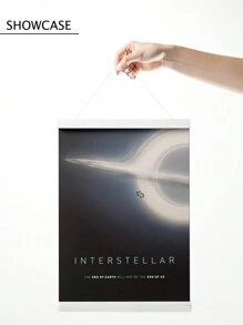 1 张星际电影海报，现代简约太空艺术印刷品，帆布墙面艺术装饰，经典电影封面，适用于家庭办公室墙面艺术、卧室、客厅装饰、教室、浴室、室内使用，无框 - 彩色 - 查看 8