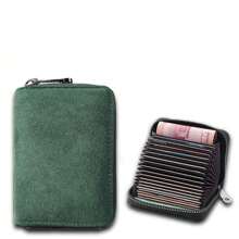 多功能卡包 11 个卡槽 信用卡夹 防消磁钱包 卡套 拉链卡包 男士