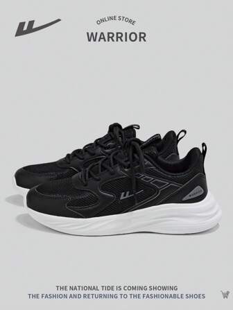 WARRIOR 1 双系带运动鞋，透气网眼面料，减震，防滑，户外低帮休闲运动鞋