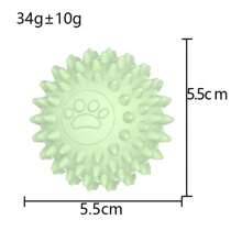 1pc Spiky Ball Dog Lover And Dog Mom Love Toy Indestructible Cat/Dog Lover Gift And Dog/Cat Mom Love Pet Toy Aggressive Natural Rubber Chew Ball Dog Lover And Dog Mom Love Teeth Cleaning Suitable For Puppies Medium And Large Dog Lover And Dog Mom Loves Training Play Chew Ball